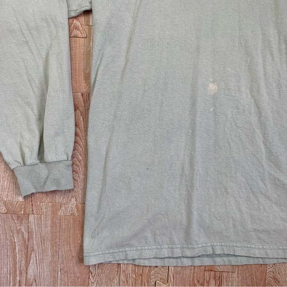 Vintage Nokia Shirt Men’s XL Long Sleeve Embroidered Hanes Beefy-T 90s Promo Tee - Picture 6 of 10